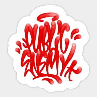 PUBLIC ENEMY Sticker